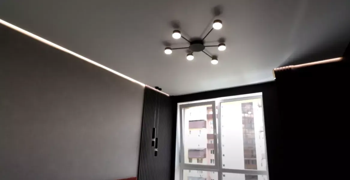 Натяжной потолок MSD Premium с подсветкой — Архангельск, Тимме, 4 к5, фото 1